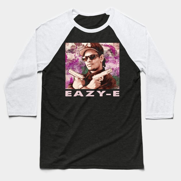 Nwa Days Eazy E's Impact In Vintage Photographs Baseball T-Shirt by Super Face